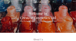 Desktop Screenshot of creativecosmetics.com