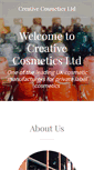 Mobile Screenshot of creativecosmetics.com